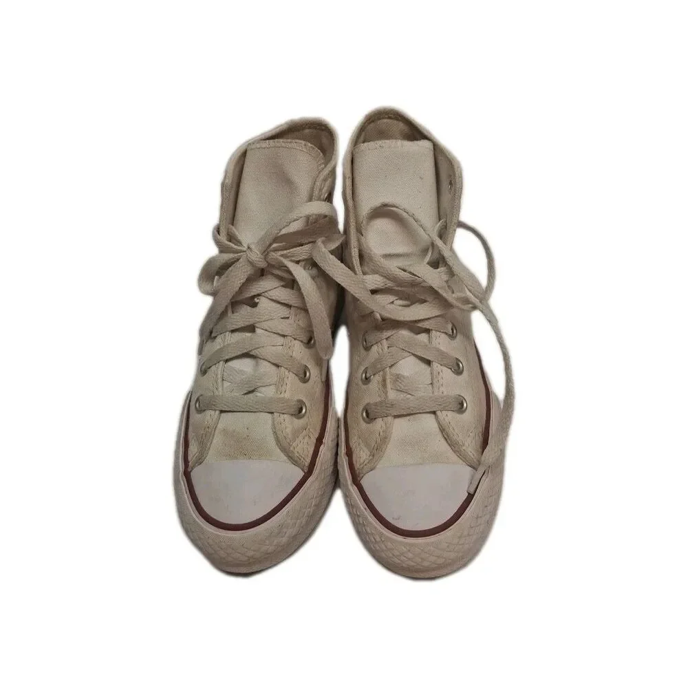 CONVERSE ALLSTAR Youth 3 White High Tops Chuck Taylor Casual Sneakers Shoes